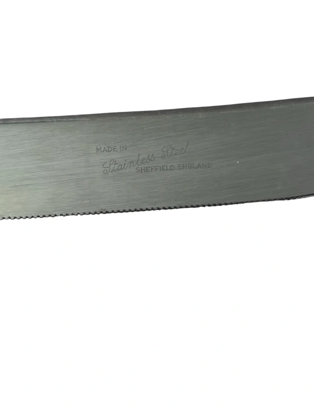 Vintage Sheffield England Sterling Handle Stainless Cake Knife